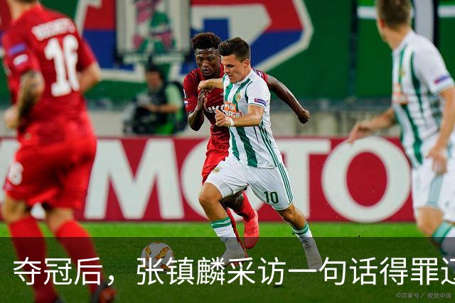 夺冠后，张镇麟采访一句话得罪辽宁，辽蜜：有本事到四川证明价值